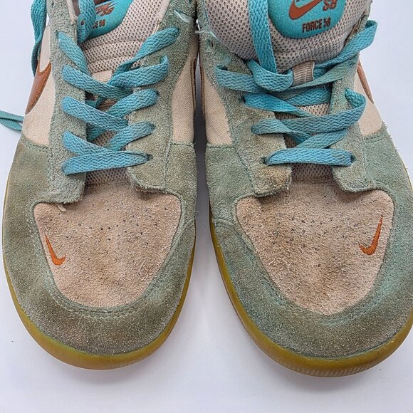 Nike SB Force 58 Mens Size 10.5 Green Frost Dark Russet Sneaker Shoes Casual main image 8